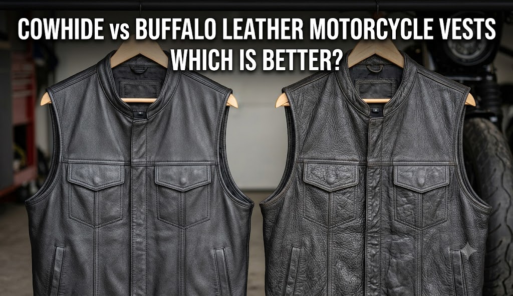 cowhide-vs-buffalo-leather-motorcycle-vest