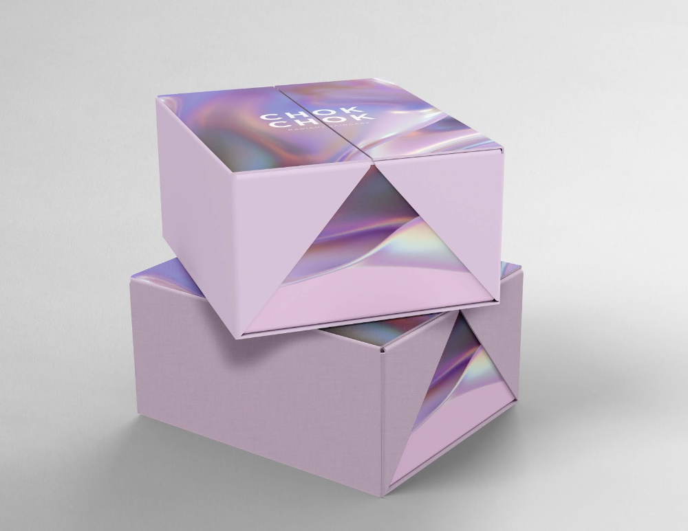 custom holographic packaging boxes