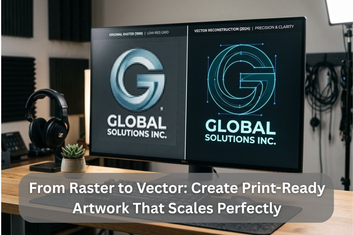 From Raster to Vector Create Print-Ready Artwork That Scales Perfectly
