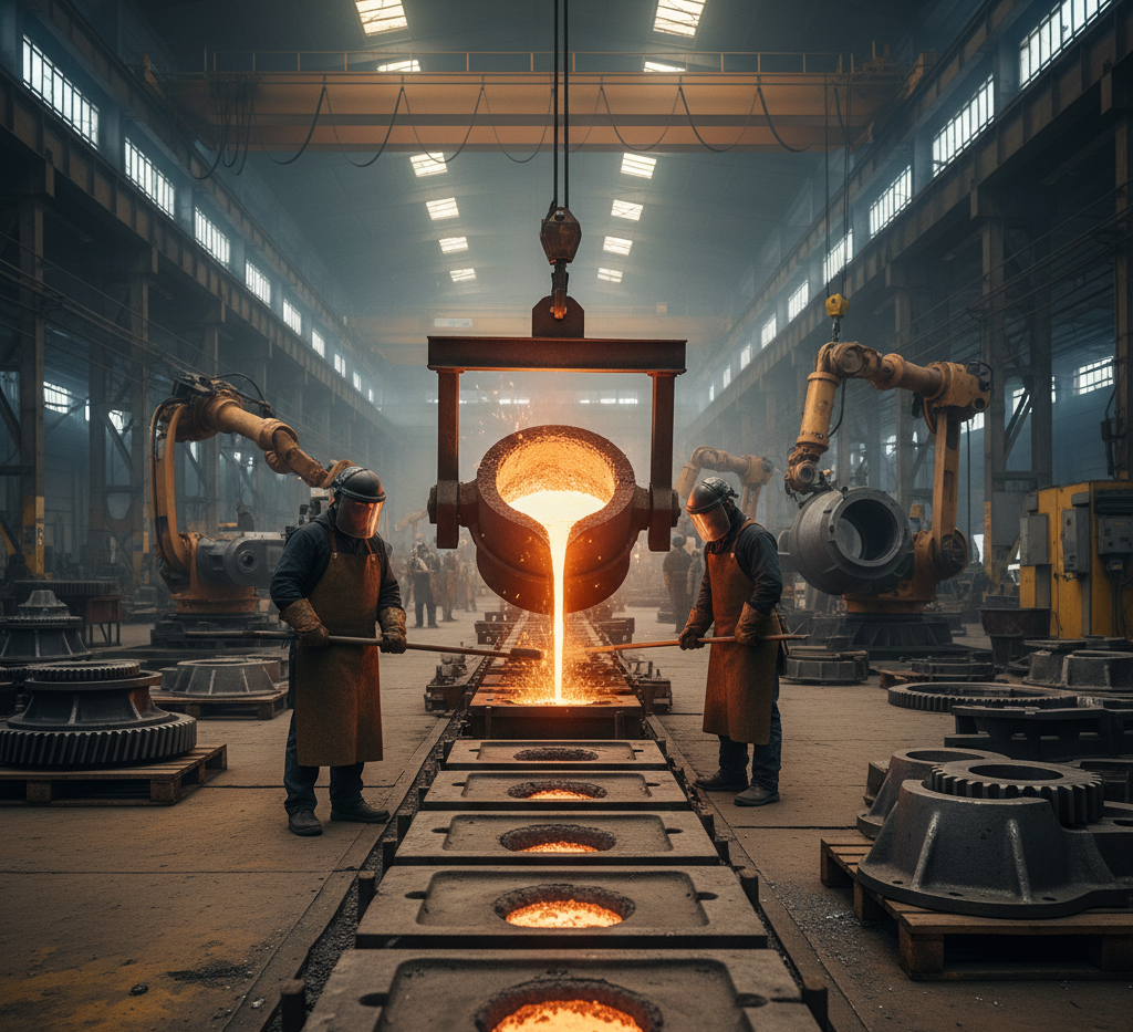 Metal Casting in Dubai.