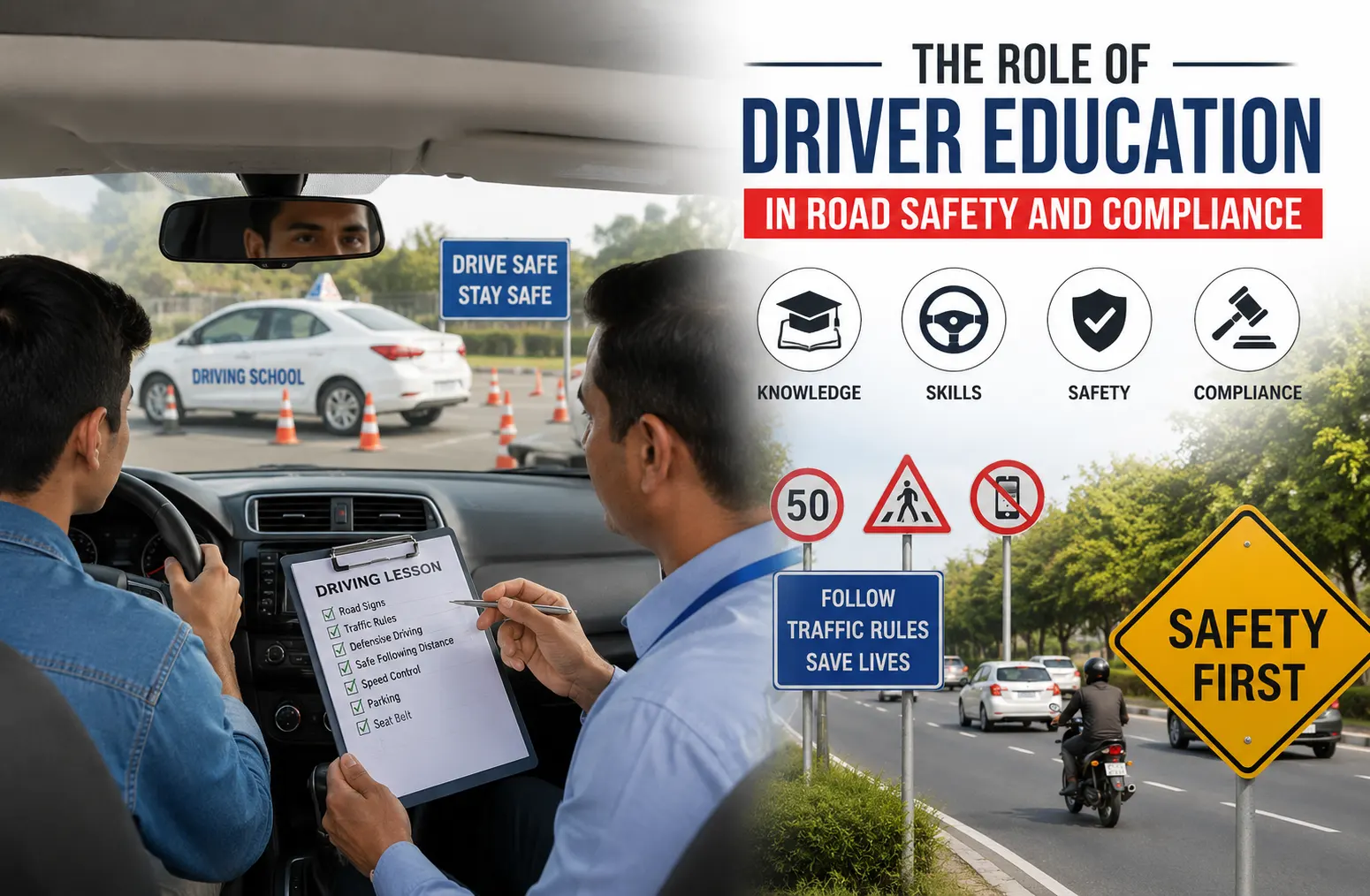 Role of Driver Education in Road Safety and Compliance