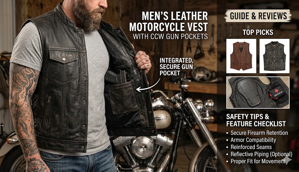 mens-leather-motorcycle-vest-gun-pockets