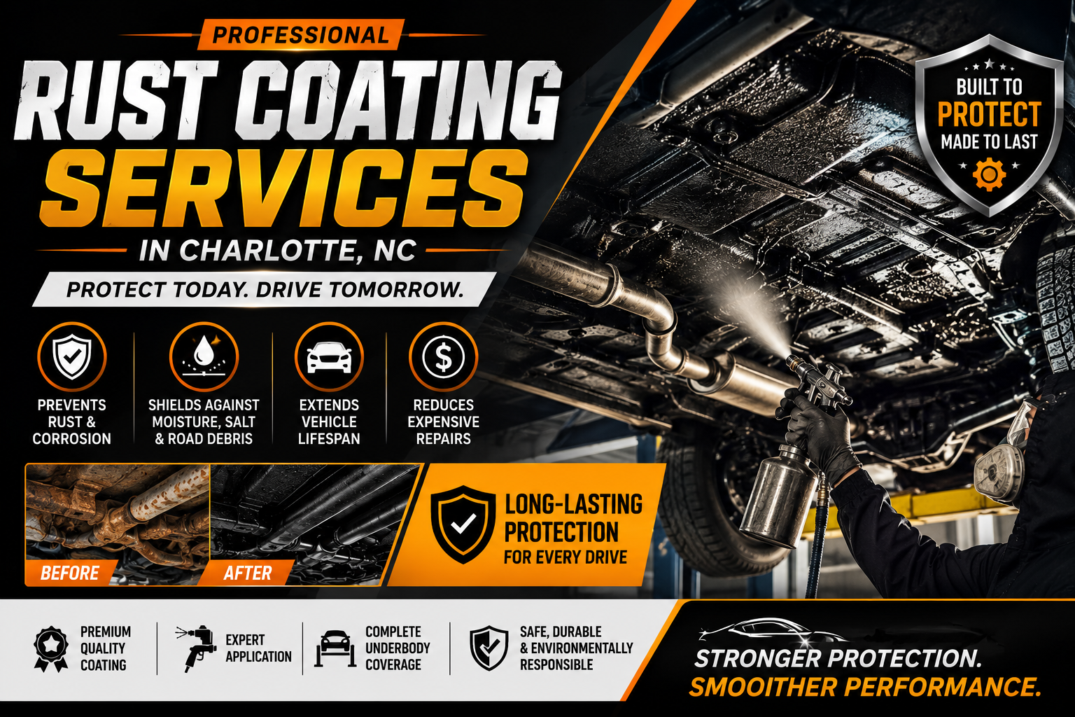 Rust Coating Services in Charlotte NC for Better Vehicle Maintenance