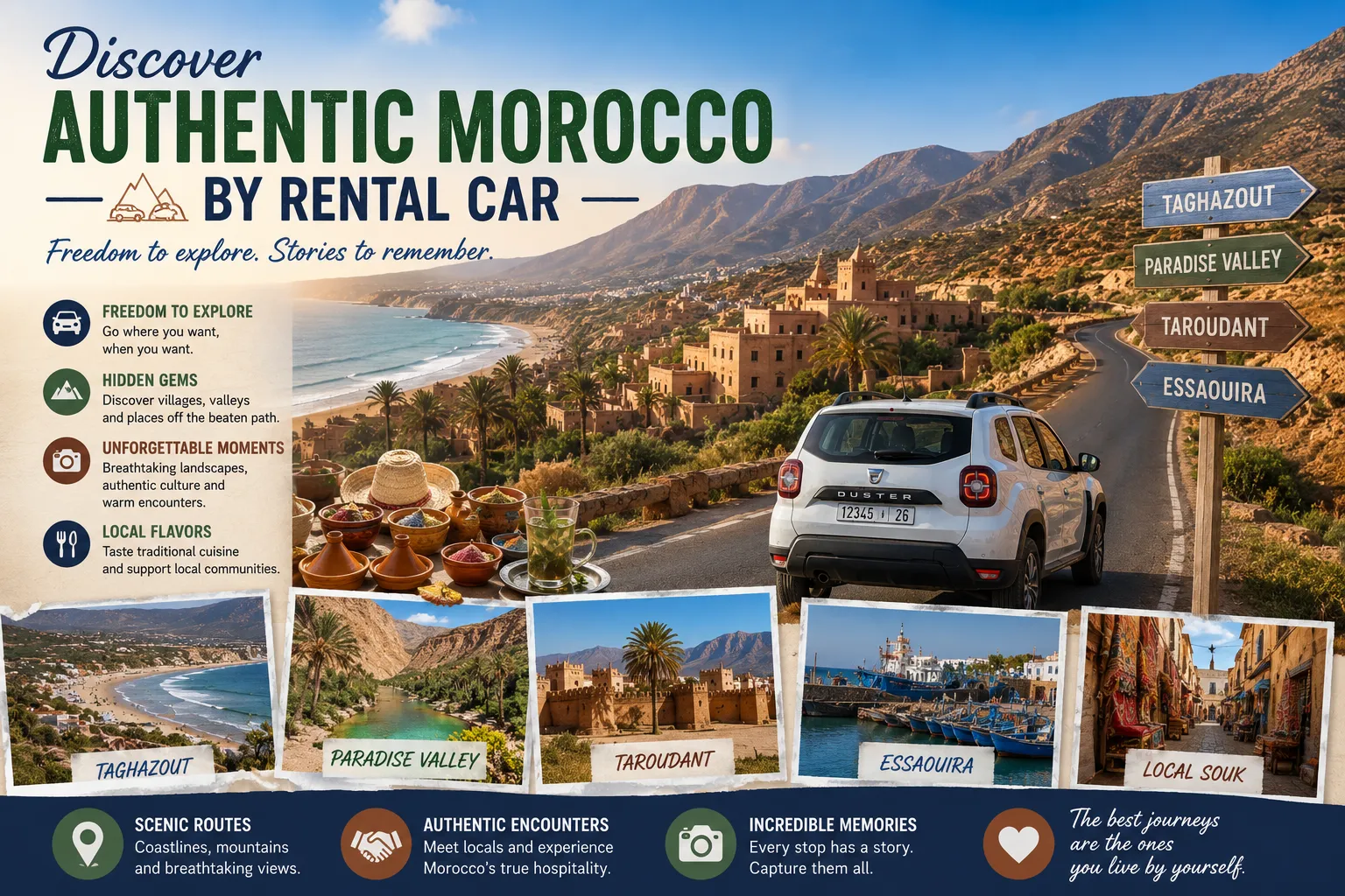 Discover Authentic Morocco by Rental Car Freedom Beyond the Tour Bus