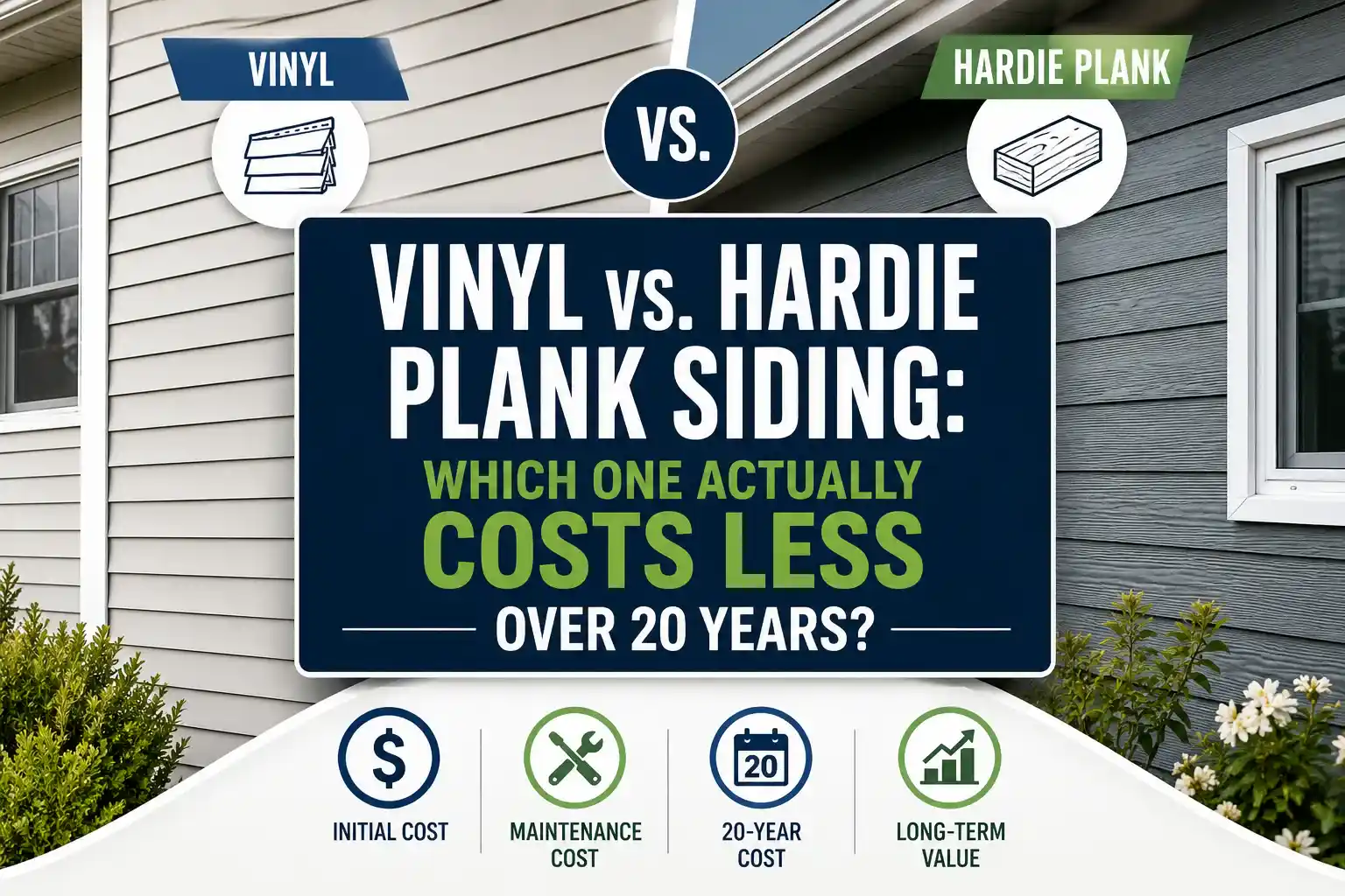 Vinyl vs. Hardie Plank Siding