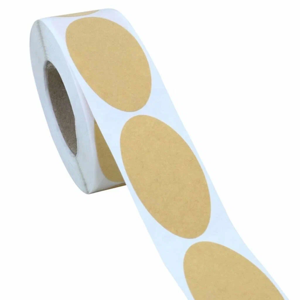Oval Roll Labels
