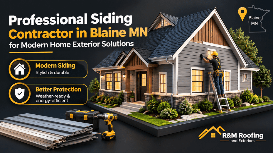 Professional Siding Contractor in Blaine MN for Modern Home Exterior Solutions