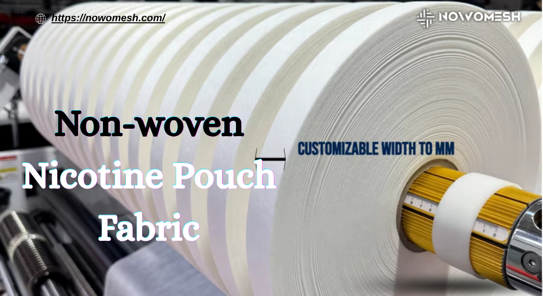 nonwoven fabric for nicotine pouches