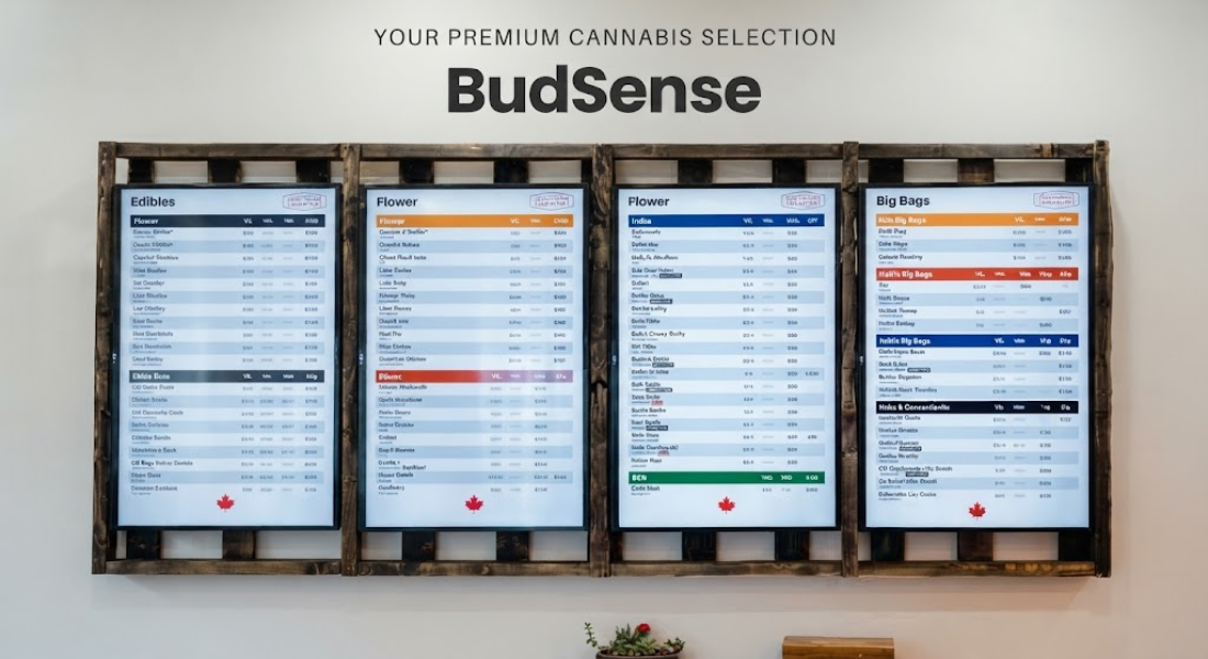 digital dispensary menus