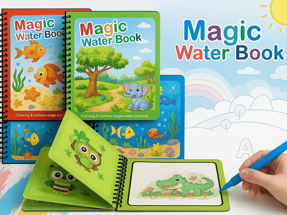 Water Magic Coloring Book