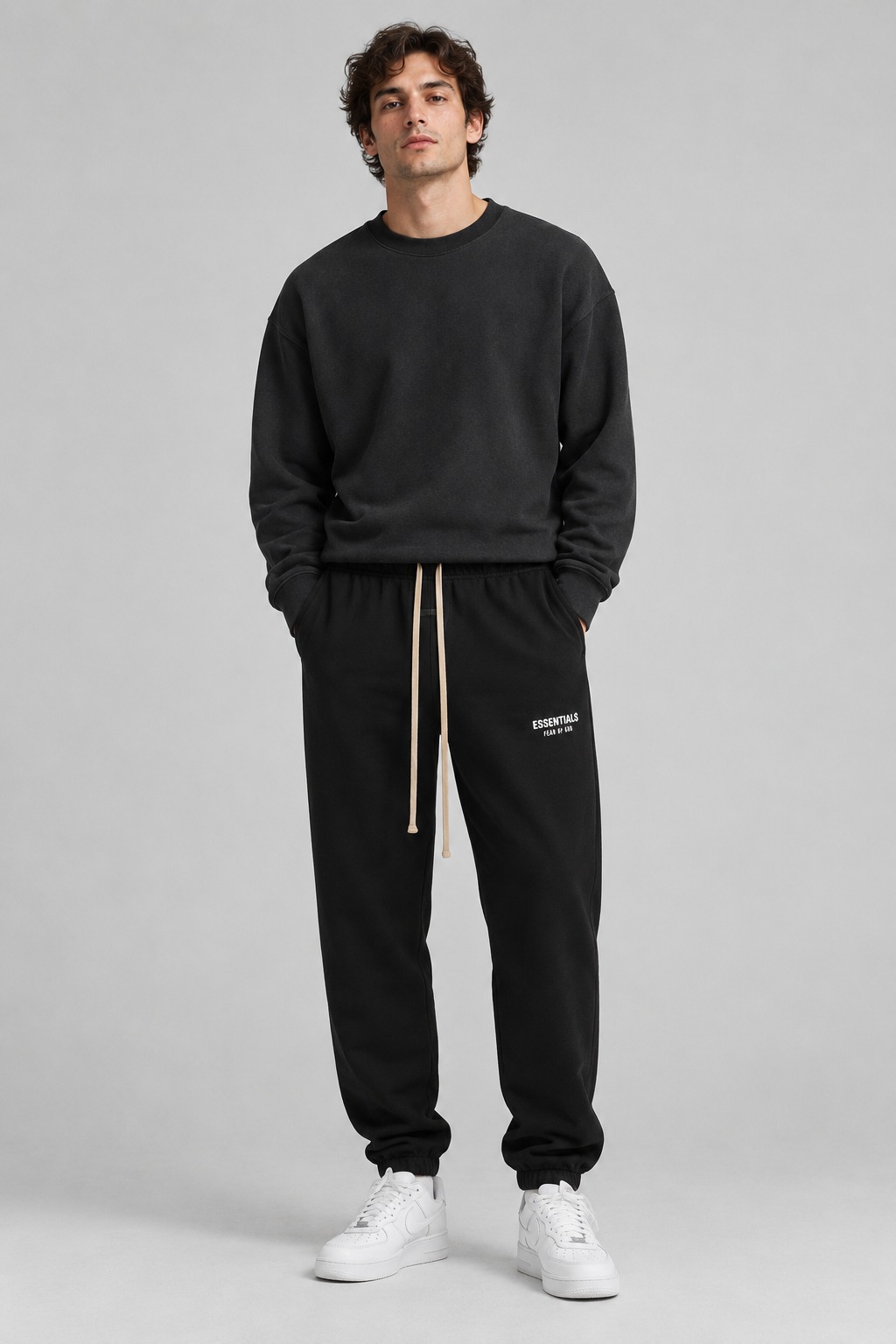 Black Essentials Pants