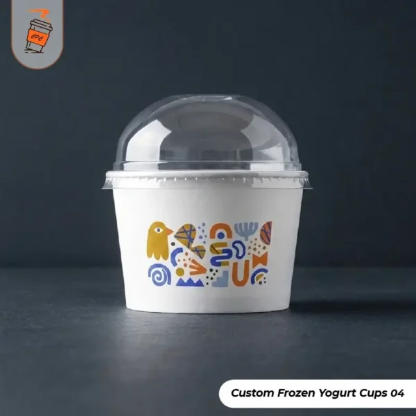 Custom Frozen Yogurt Cups