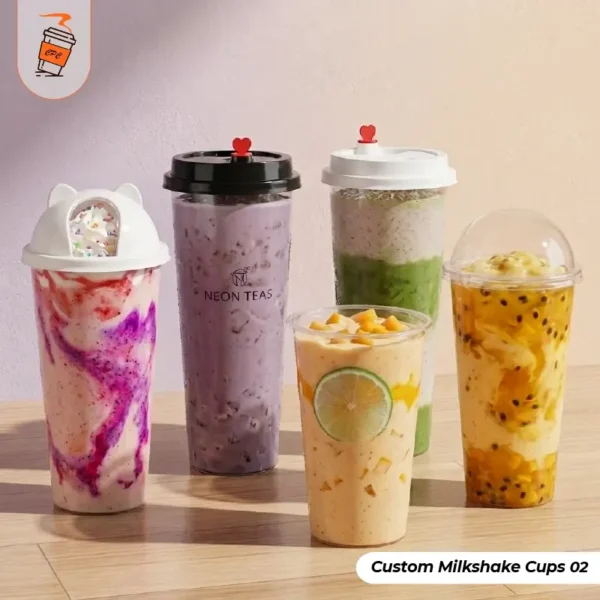 Custom Milkshake Cups
