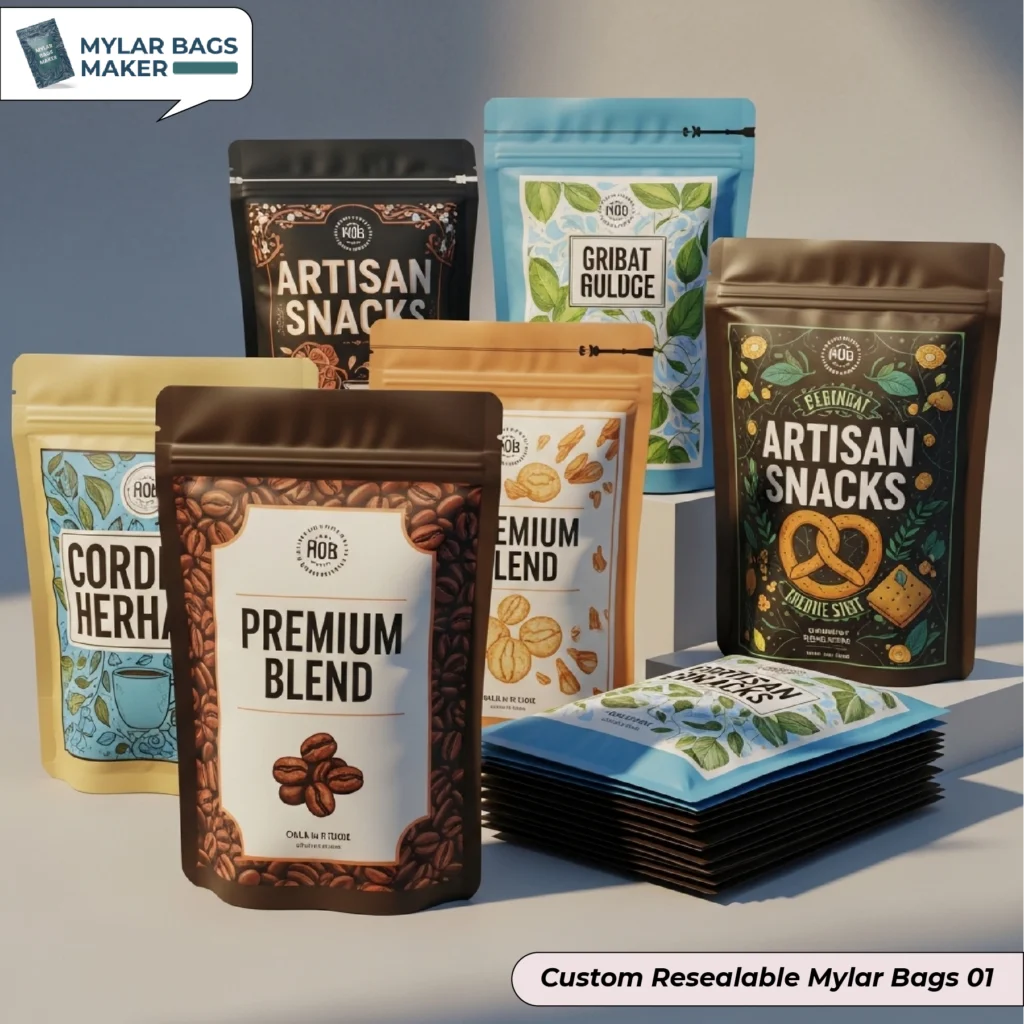 Custom Resealable Mylar Bags