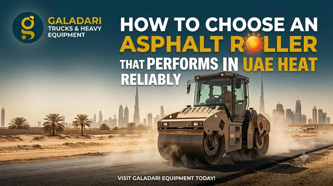 How to Choose an Asphalt Roller That Performs Reliably in UAE Heat