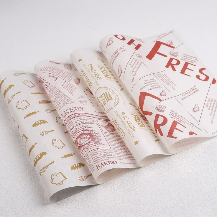 Custom parchment paper printing
