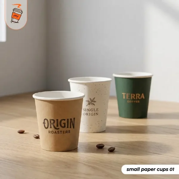 small paper cups
